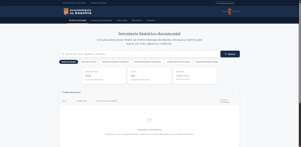 Inventario Municipal